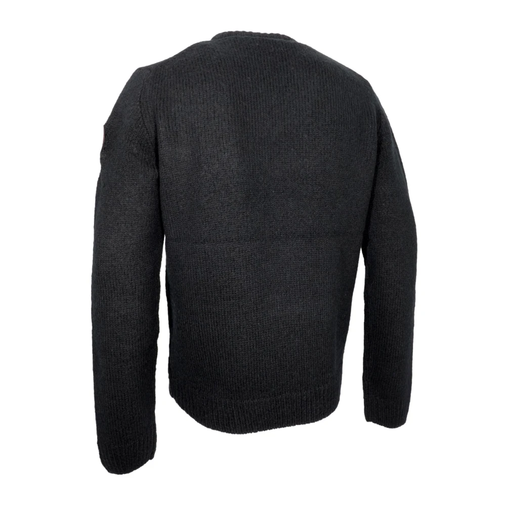 aeronautica militare Militaire stijl wollen trui Black Heren