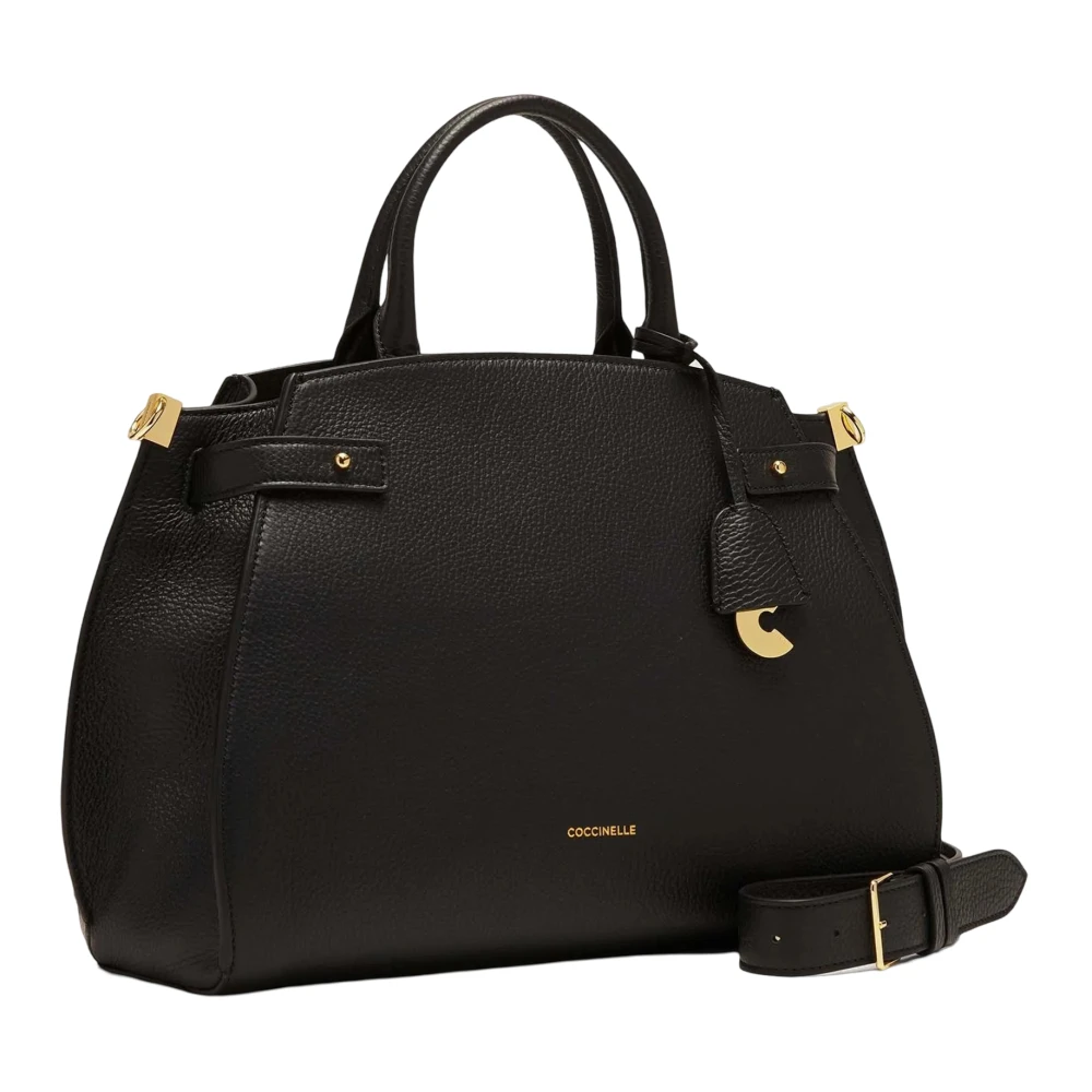 Coccinelle Schoudertas van korrelleer met rits Black Dames