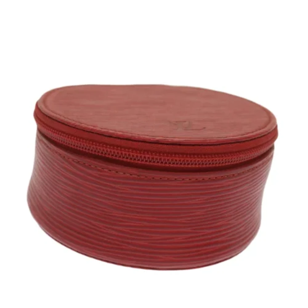 Louis Vuitton Vintage Pre-owned Leather pouches Red Dames