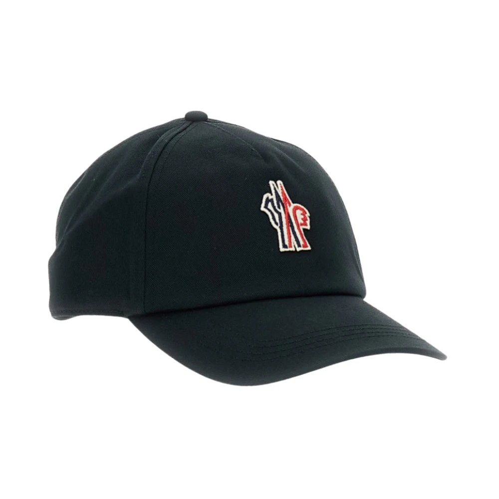 Moncler Black Hats & Caps, Male, One Size, Technical Baseball Cap