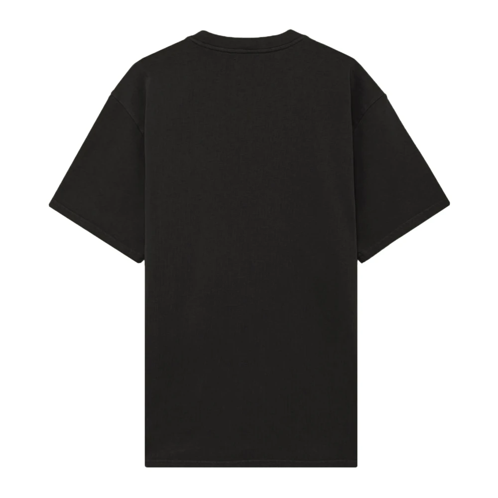 Autry Los T-shirt van Compact Katoen Black Heren