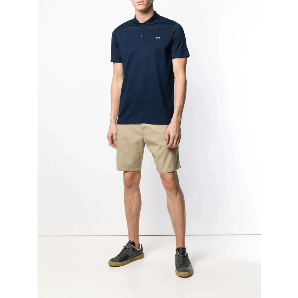 PAUL & SHARK Klassiek Poloshirt in Diverse Kleuren Blue Heren