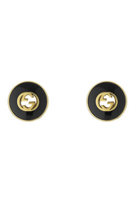 interlocking-stud-orhangen-i-gult-guld-och-onyx