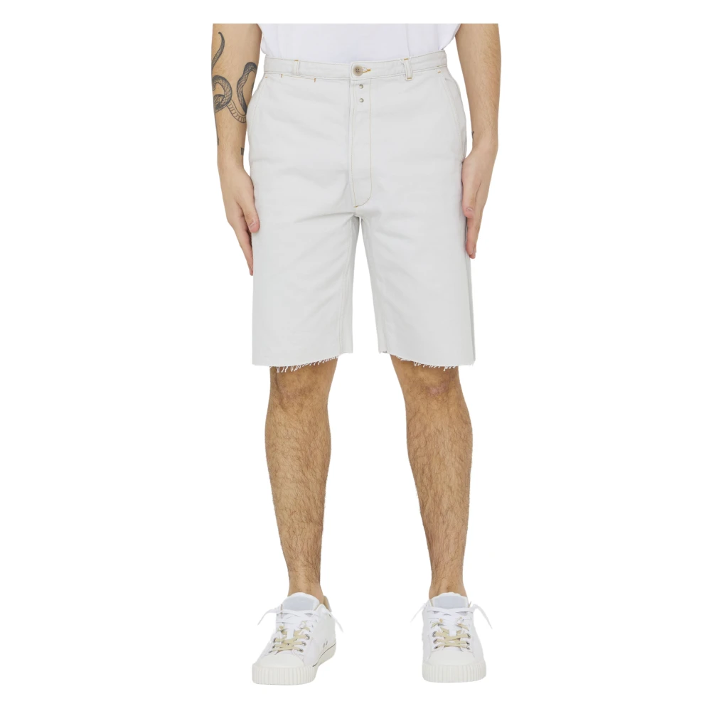 Maison Margiela Witte Ss23 Casual Shorts voor Heren White Heren