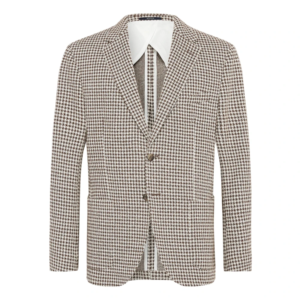 Boggi Milano B Jersey Jas Brown Heren
