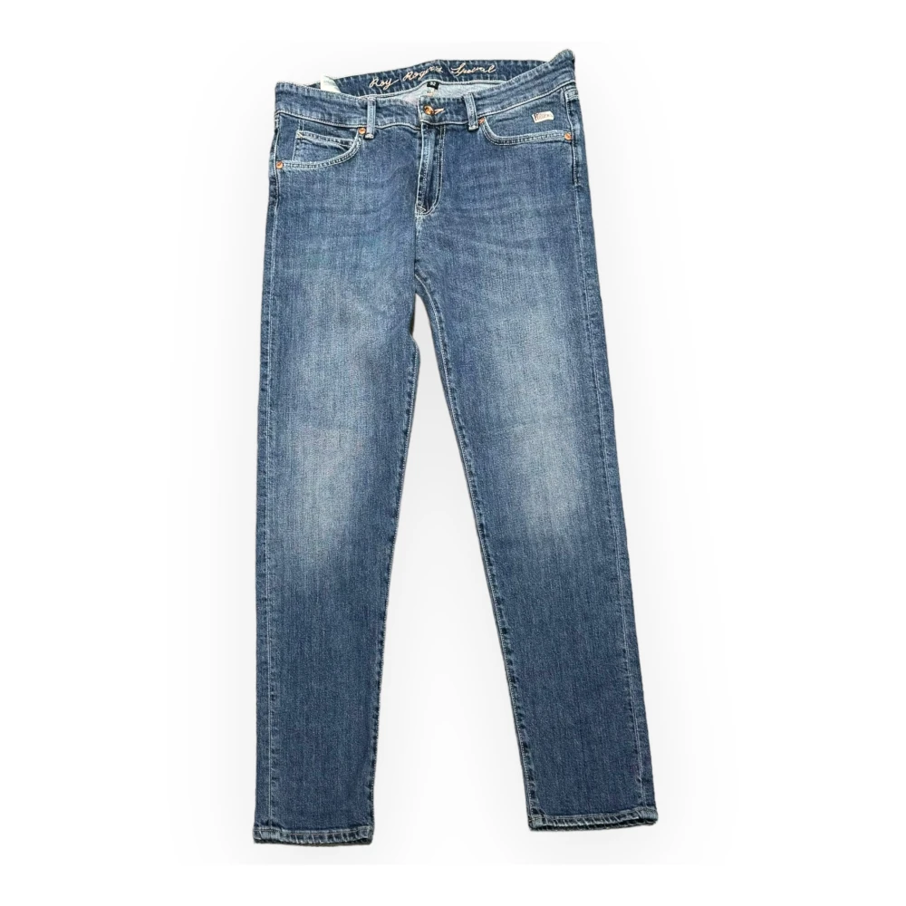 Roy Roger's Klassieke Straight Jeans voor Mannen Blue Heren