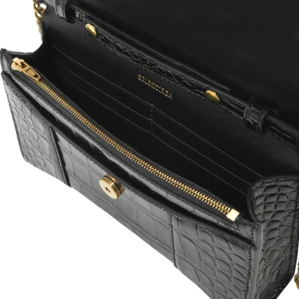 Balenciaga Leather wallets Black Dames