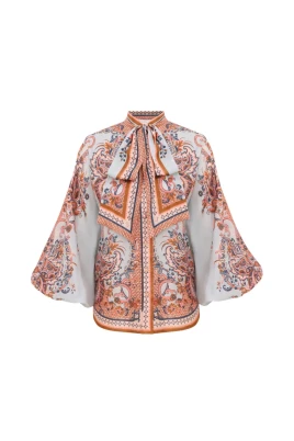 Aster Tie Neck Blouse