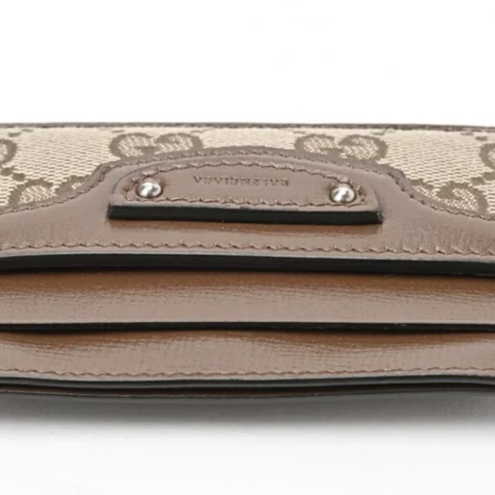 Gucci Vintage Pre-owned Canvas wallets Brown Dames