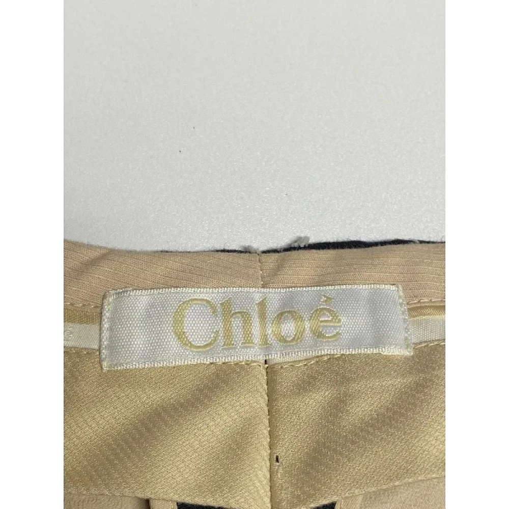 Chloé Pre-owned Wool bottoms Multicolor Dames
