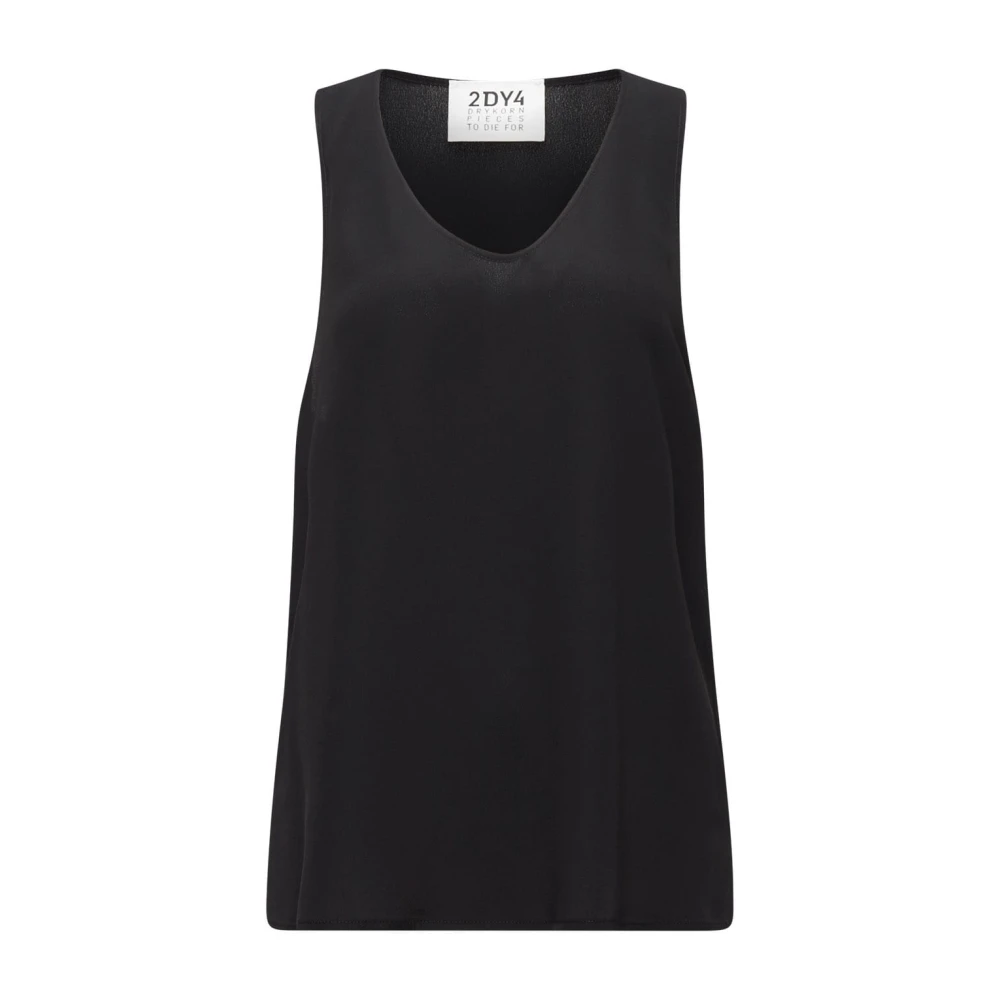 Drykorn Black Top Aminah - Female - Sleeveless Tops - Xs - Tops