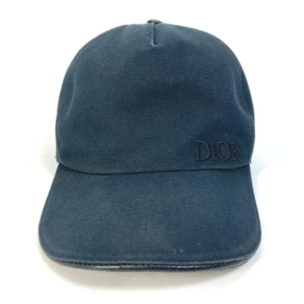 Dior Vintage Pre-owned Cotton hats Black Dames