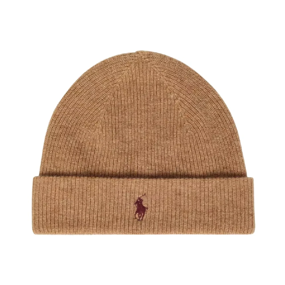 Ralph Lauren Bruine kasjmier muts Brown Heren