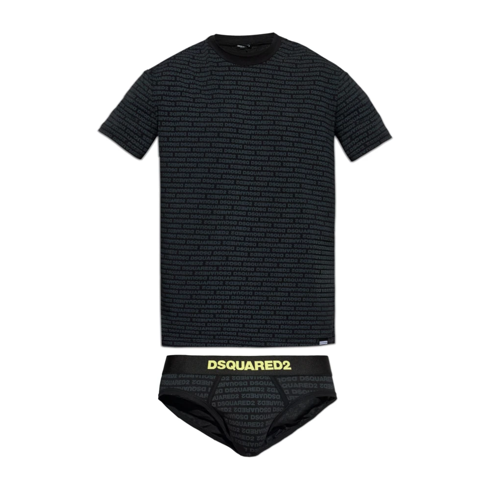 Dsquared2 Uomo Nero Mutande, L, New,