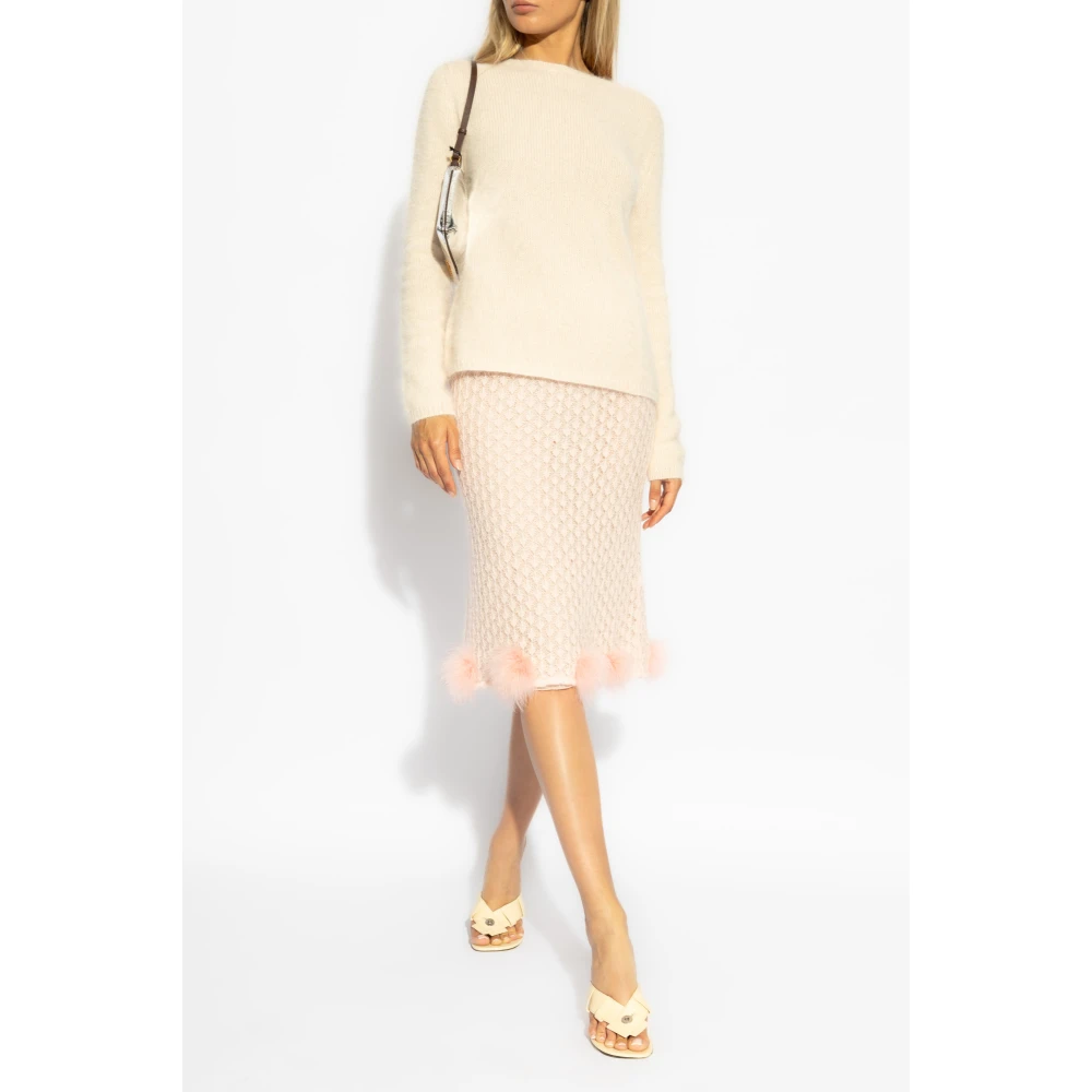 Blumarine Wollen trui Beige Dames