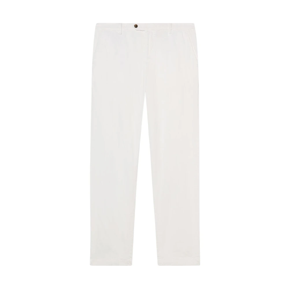 Brooks Brothers Men's White Chinos, W40, Stretch Cotton Twill Chino