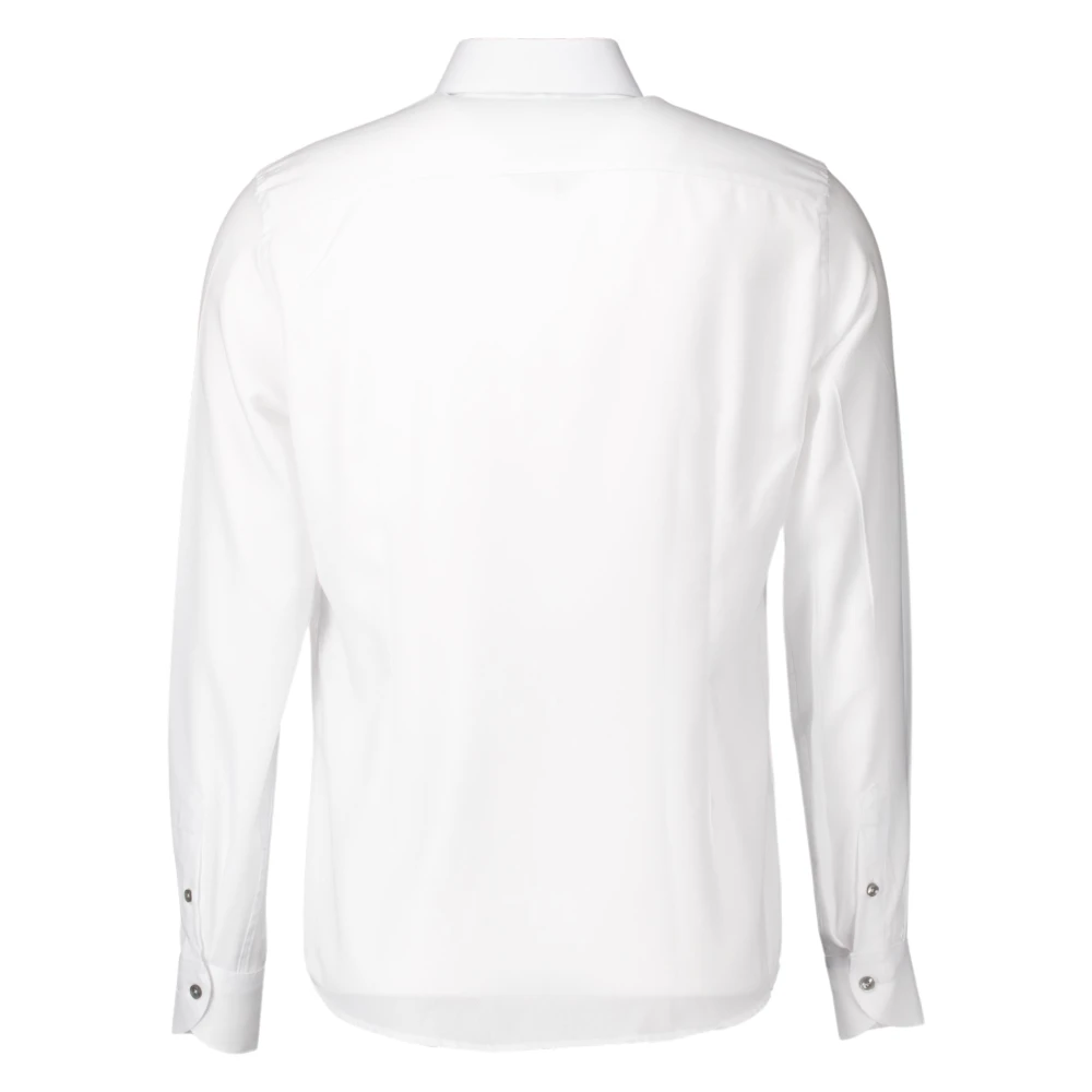 John Miller Wit Overhemd Lange Mouwen White Heren