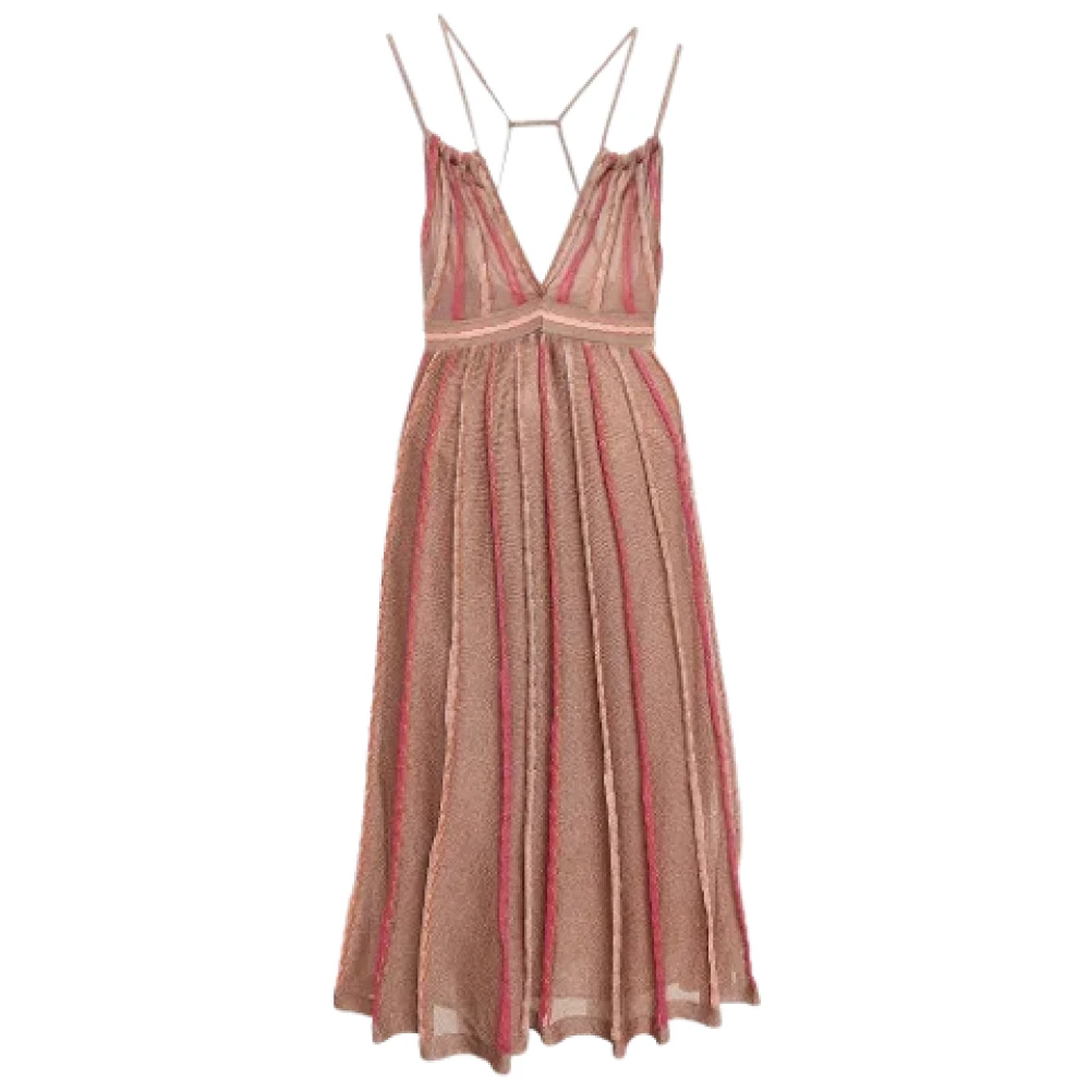 Missoni Pre-owned Fabric dresses Pink Dames