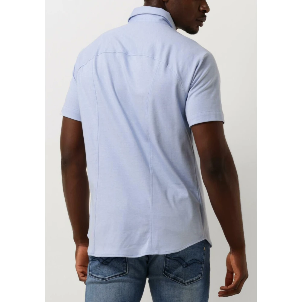 Desoto Casual Blauw Overhemd Kent Stijl Blue Heren