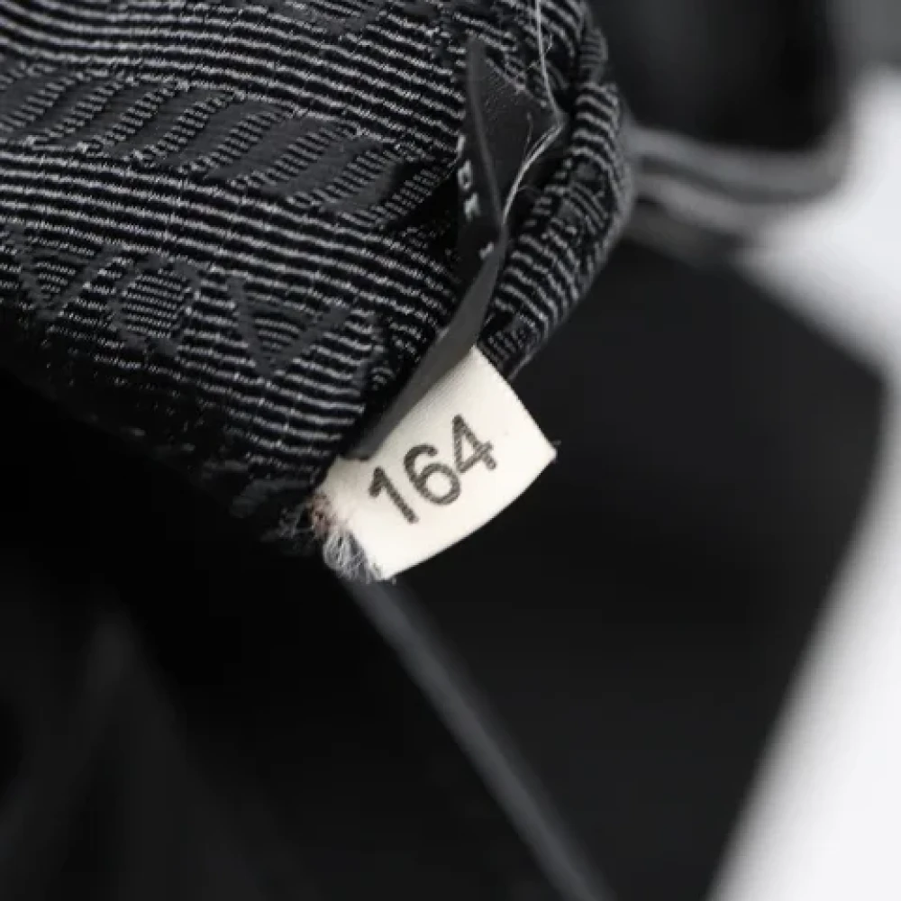 Prada Vintage Pre-owned Fabric shoulder-bags Black Dames