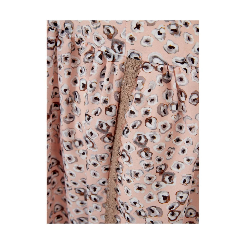 Lardini Elegante Roze Acetaat Jurk voor Speciale Avonden Multicolor Dames