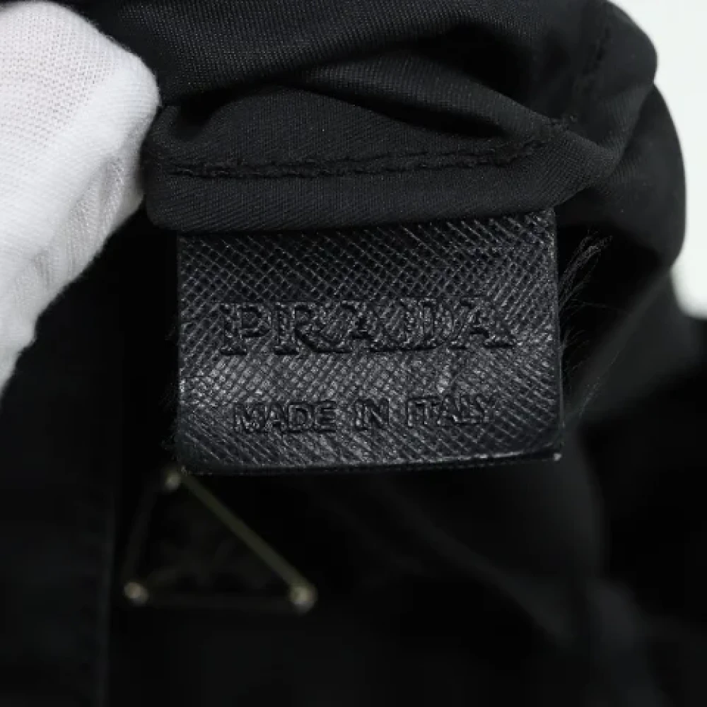 Prada Vintage Pre-owned Fabric totes Black Dames
