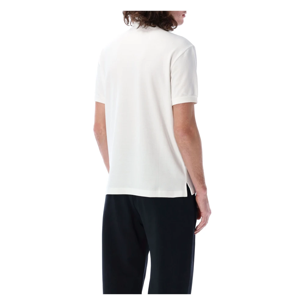Emporio Armani Klassiek Poloshirt voor Mannen White Heren