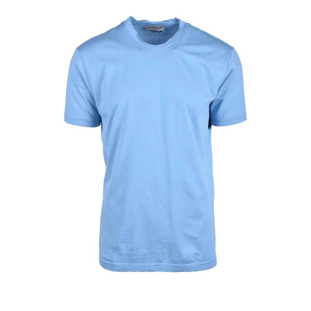 Daniele Alessandrini Katoenen T-shirt voor Mannen Blue Heren