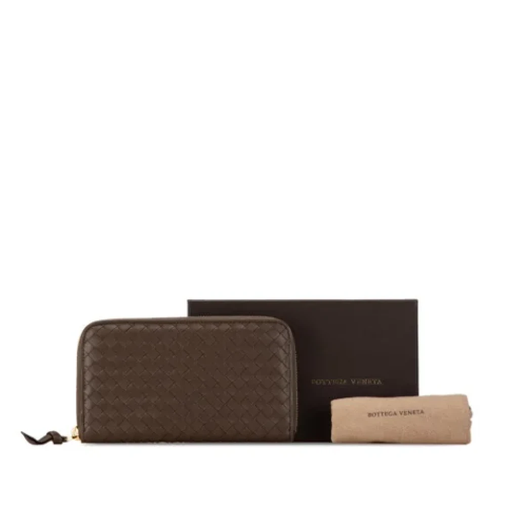 Bottega Veneta Vintage Pre-owned Leather home-office Brown Dames