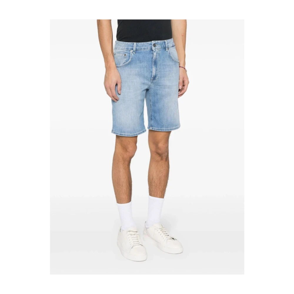 Dondup 800Cc Casual Shorts voor Mannen Blue Heren