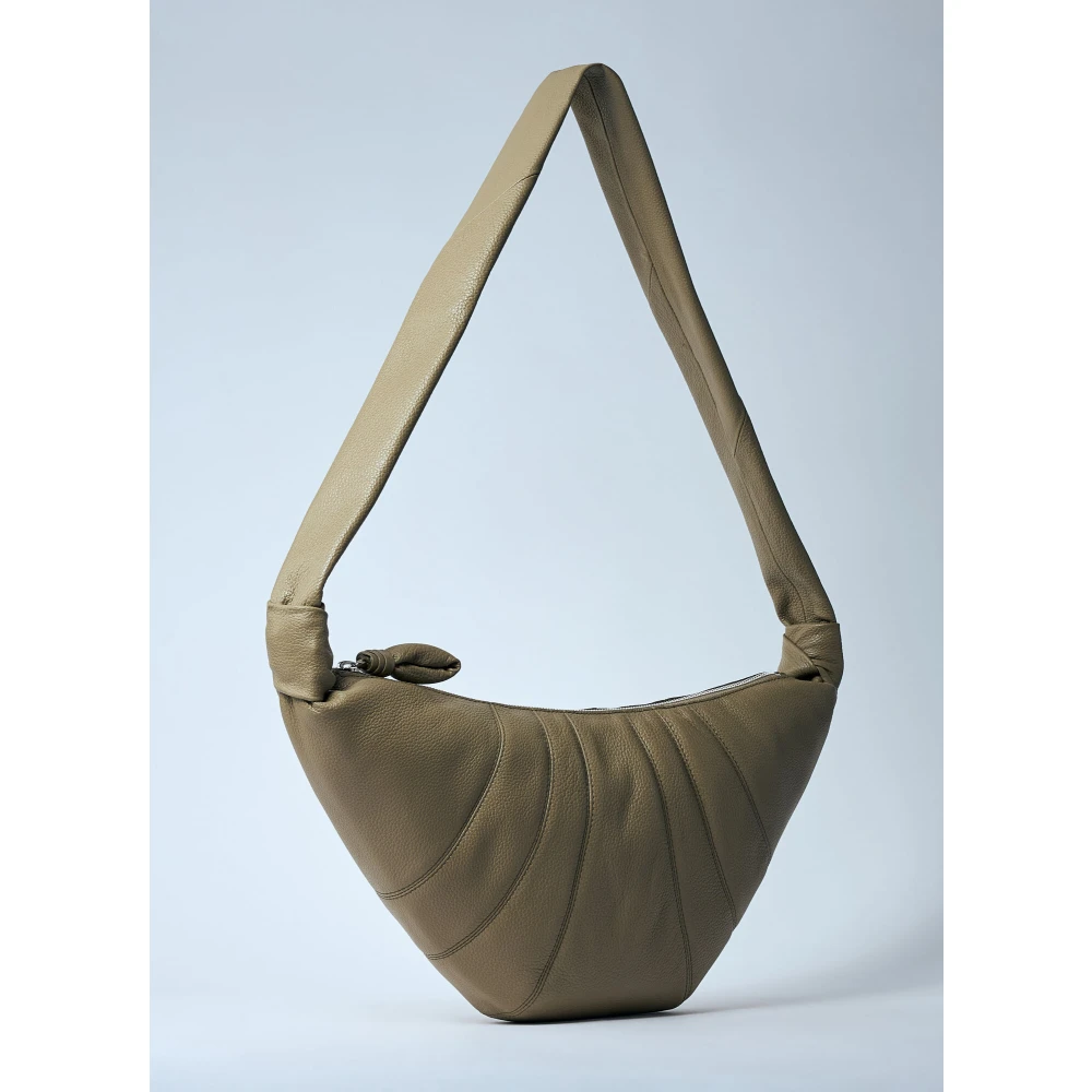 Lemaire Knoop Handvat Crossbody Tas Beige Dames
