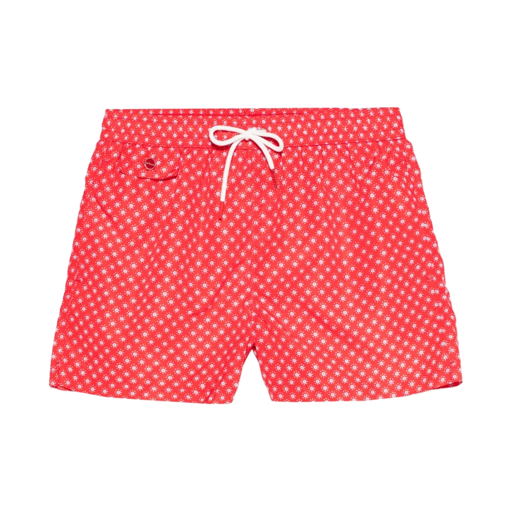 Kiton Rode Polyester Stijlvolle Top Red Heren