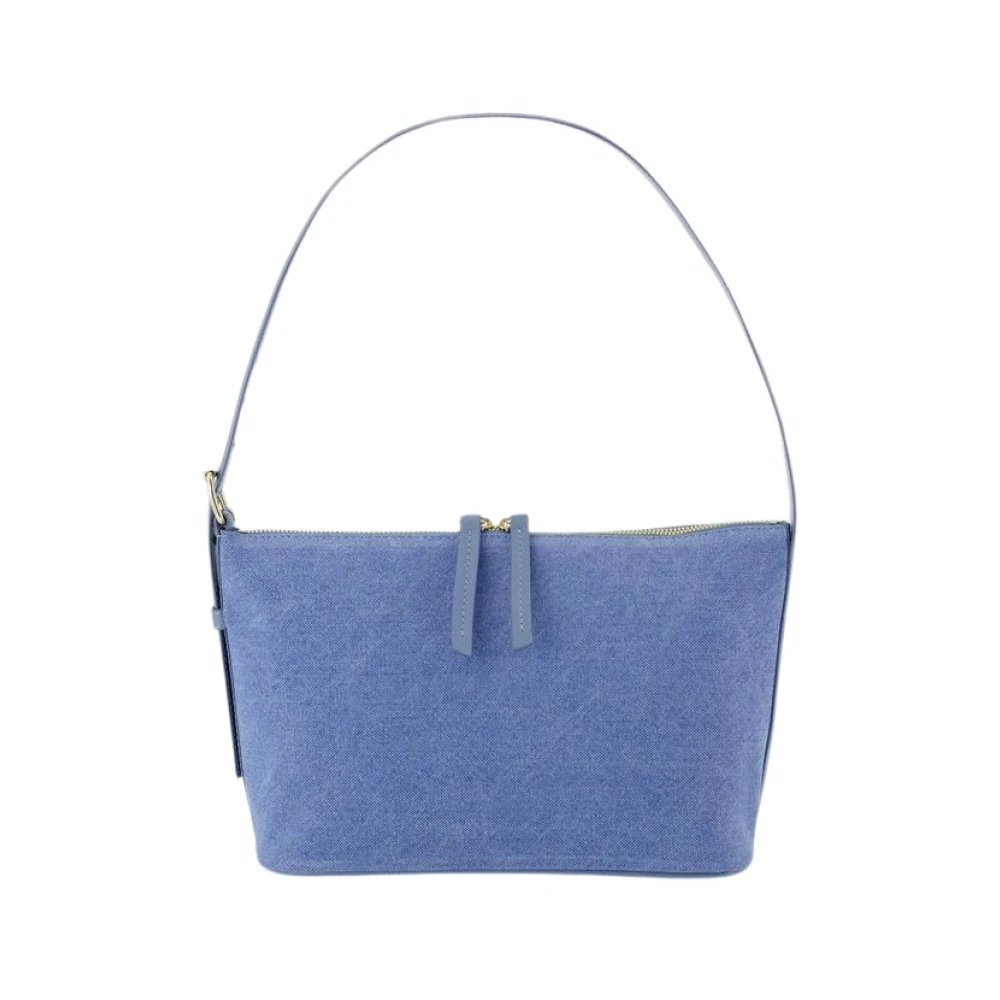 A.p.c. Donna Blu - Borsa A Tracolla In Cotone Con Chiusura Magnetica - Bags - One Size