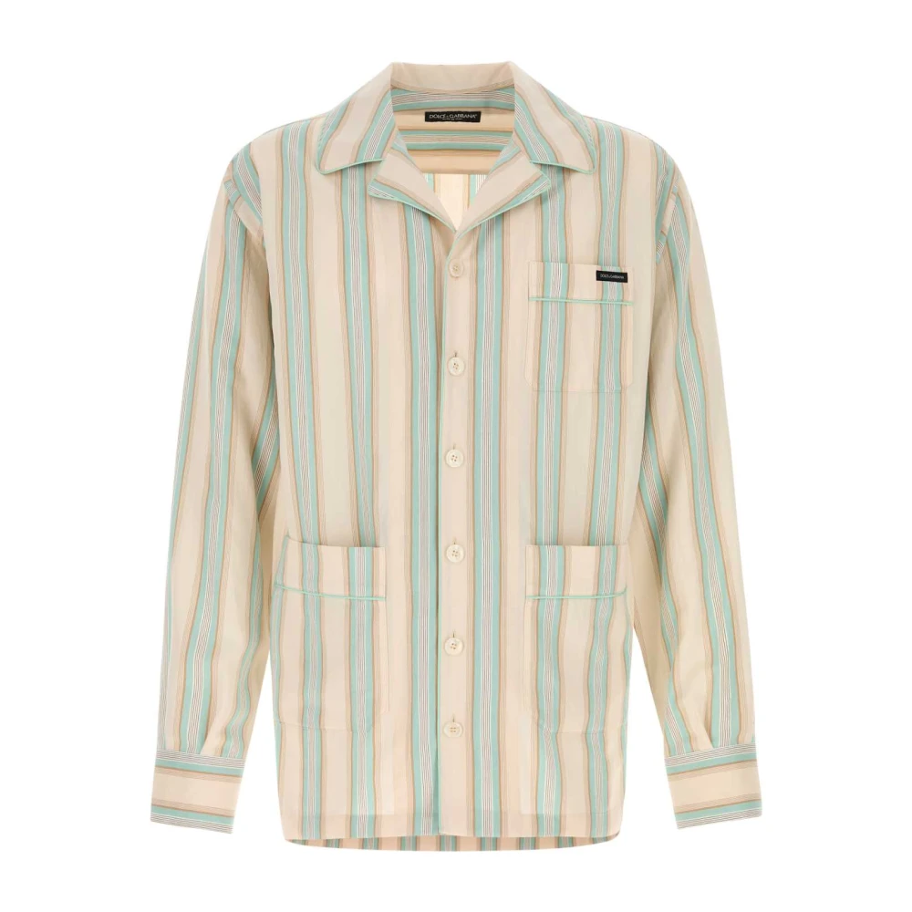 Dolce & Gabbana Beige Casual Shirts, Male, L, Camicia
