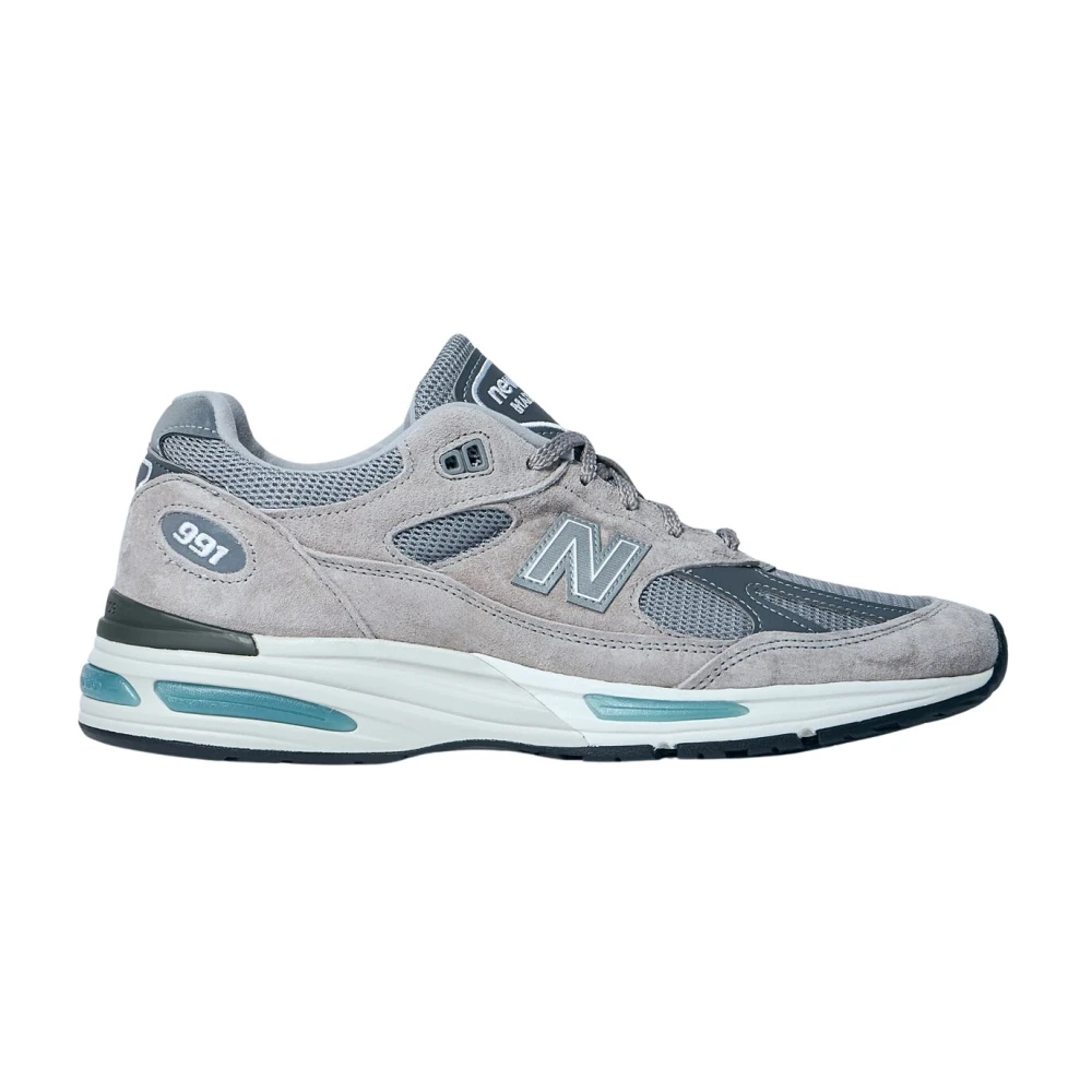 New Balance Men's Gray Sneakers, 4 1/2 Uk, 991V2 Trainers
