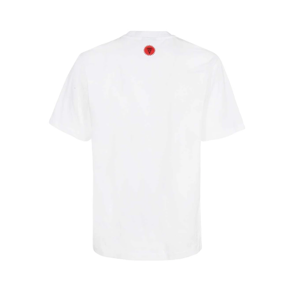 Icecream Katoenen T-shirt met voorkant print White Heren