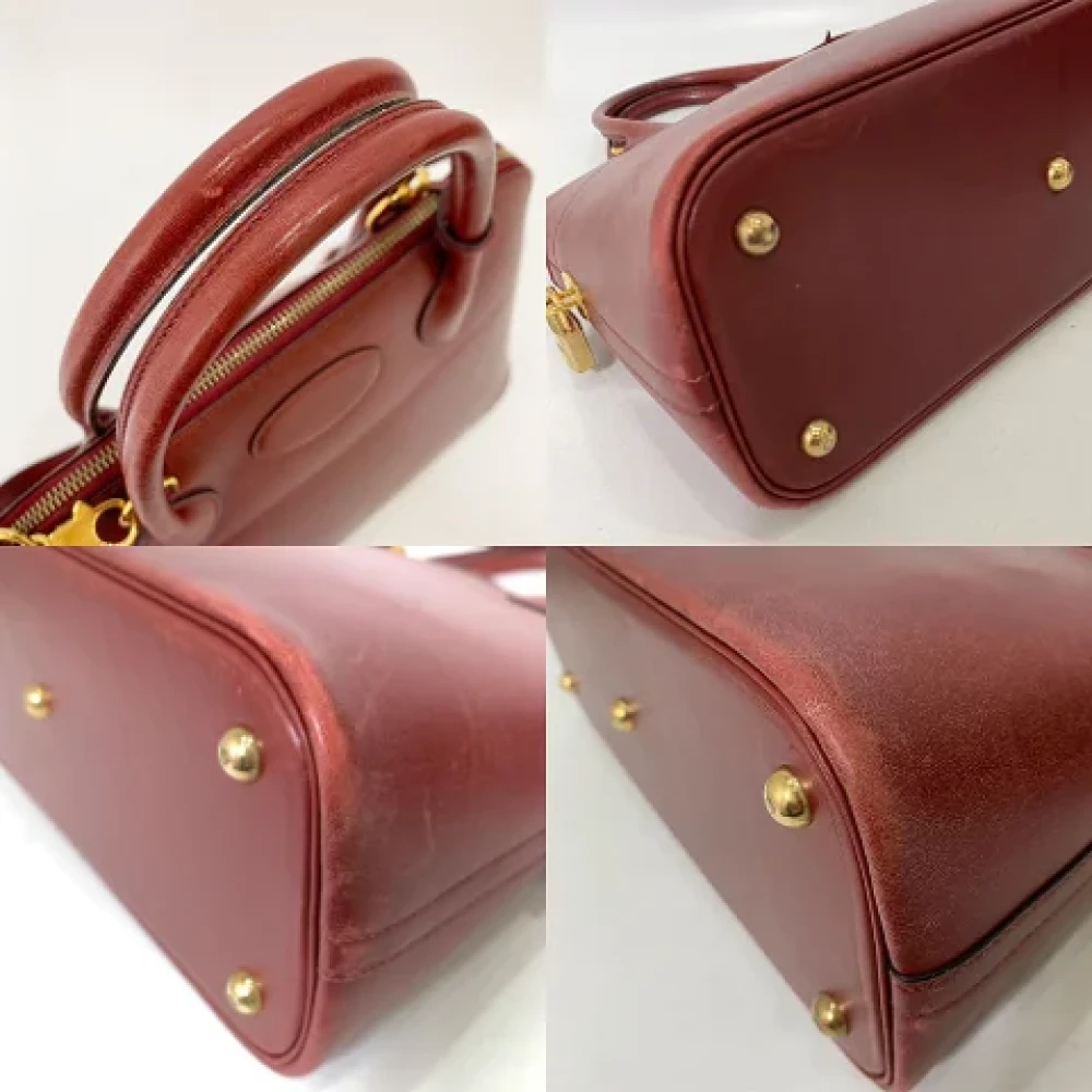 Hermès Vintage Pre-owned Leather handbags Brown Dames