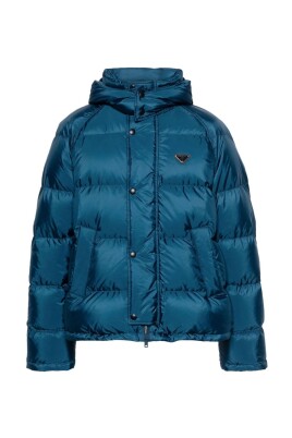 blue-outerwear-triangle-logo-down-jacket