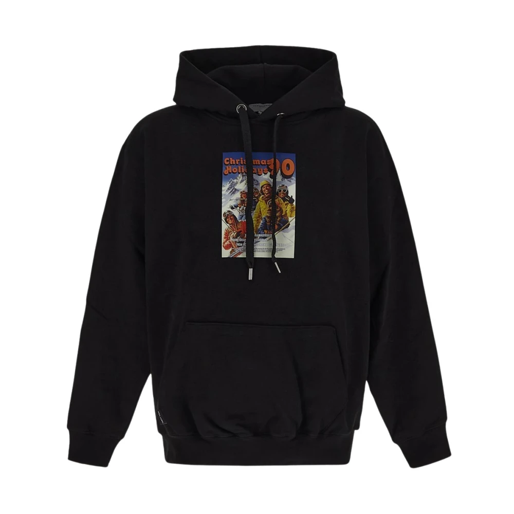 Family First Comfortabele Katoenen Sweatshirt voor Vakantie Black Heren