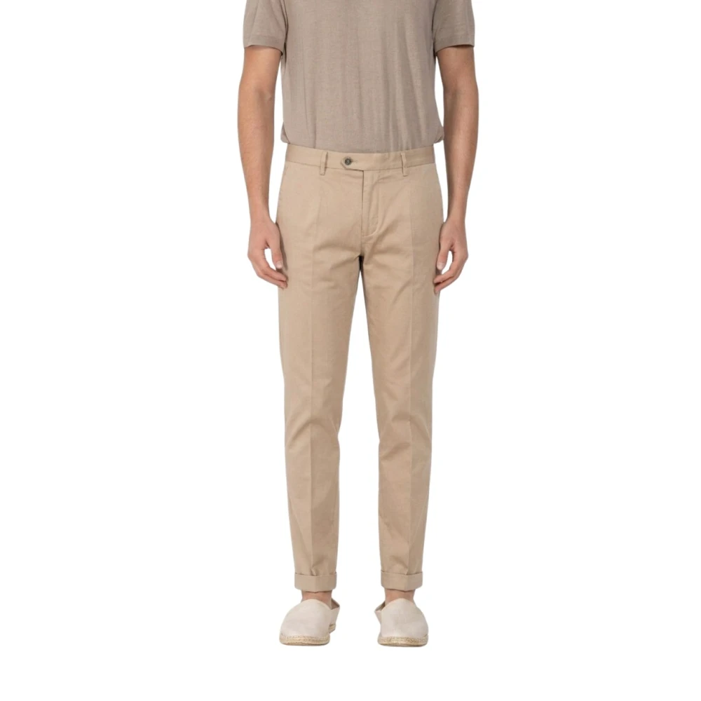 Mason's Herr Beige Byxor M, Bomull, Torino City Chino Pants