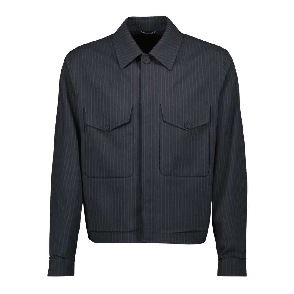 Dior Homme Gris Vestes, Taille: L Veste À Rayures Printemps-Été 2025