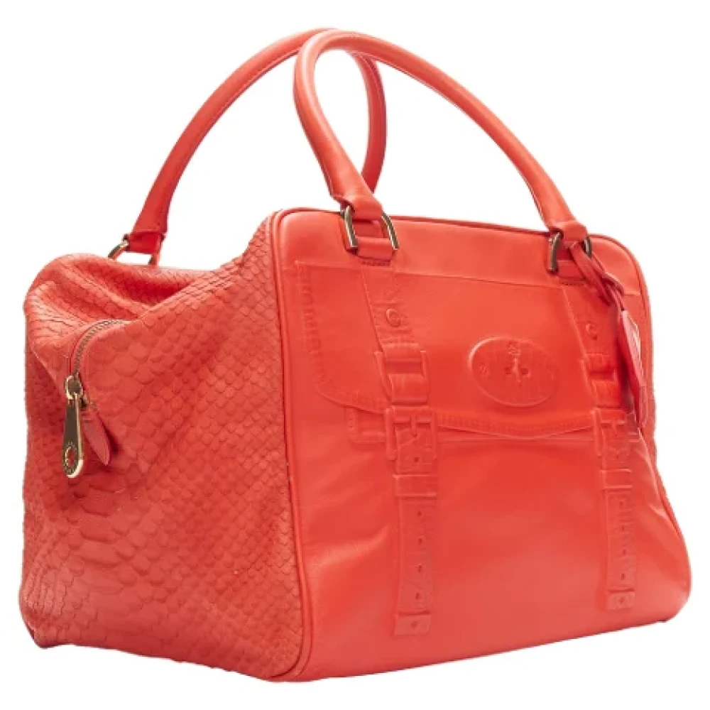 Mulberry Pre-owned Leather handbags Red Dames