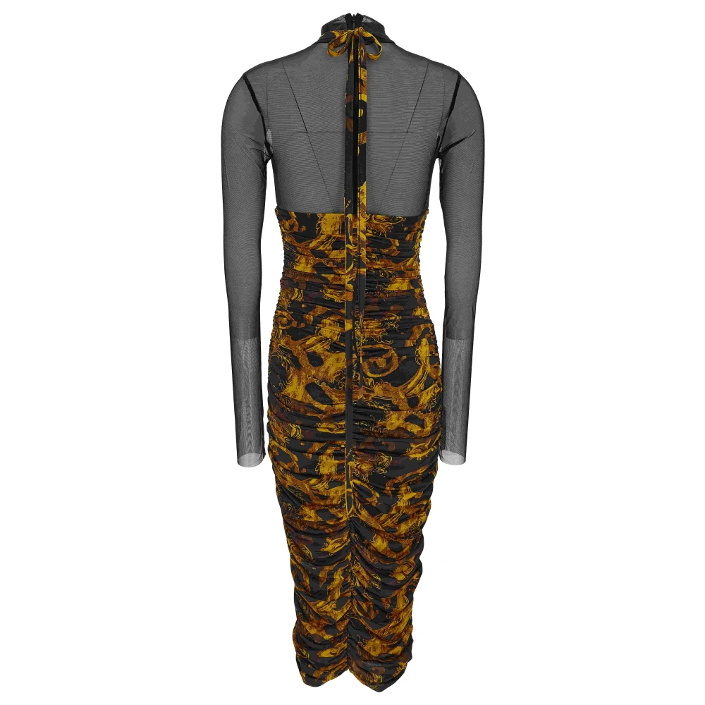 Versace Jeans Couture Jurken Black Dames