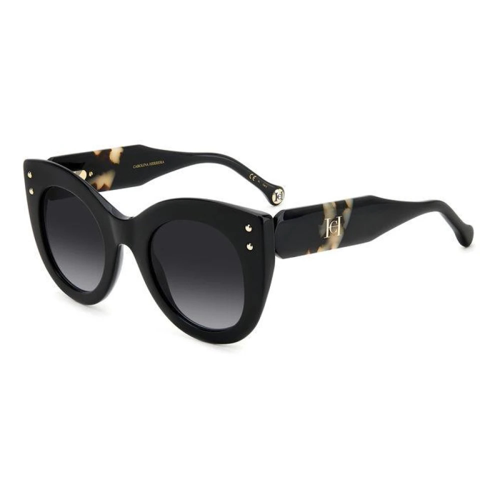 Carolina Herrera Women's Black Cat Eye Sunglasses - Sunglasses - 50 Mm - Accessories