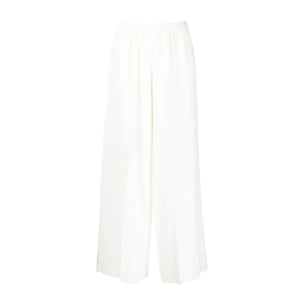 Forte Wijde Beige Casual Broek Beige Dames