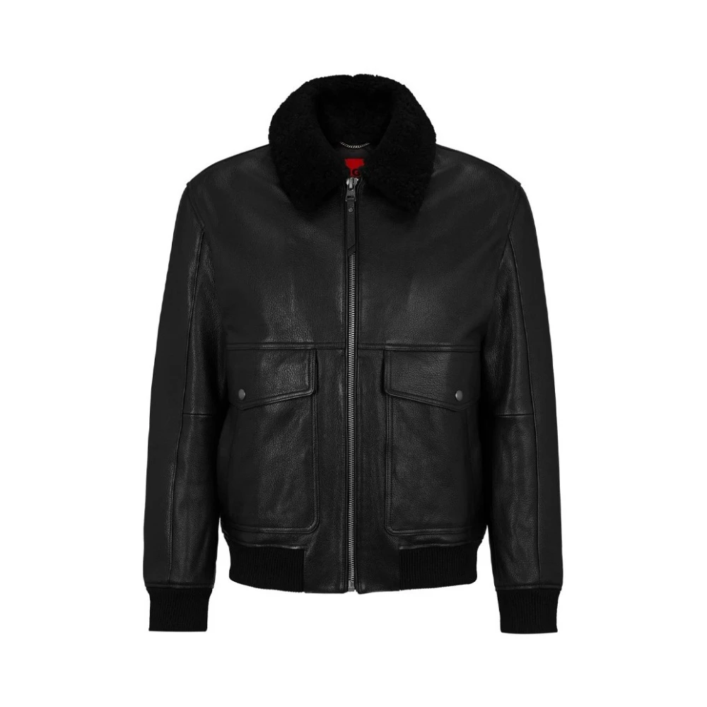Hugo Boss Stijlvolle Herenjas Black Heren