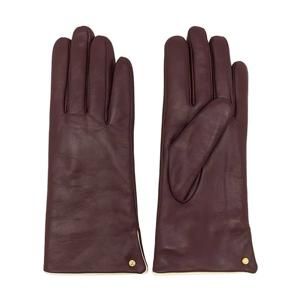 Gianni Chiarini Women's Red Gloves, M, Nappa Leather Gloves