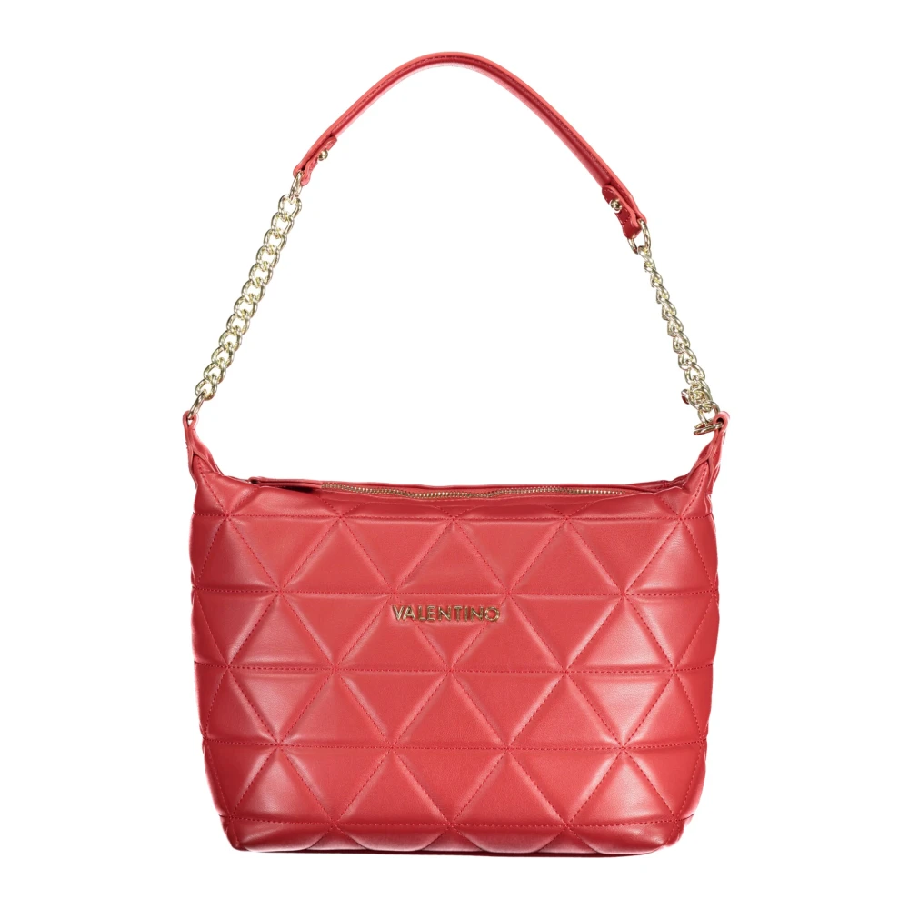 Valentino by Mario Valentino Stijlvolle Polyethyleen Schoudertas Red Dames