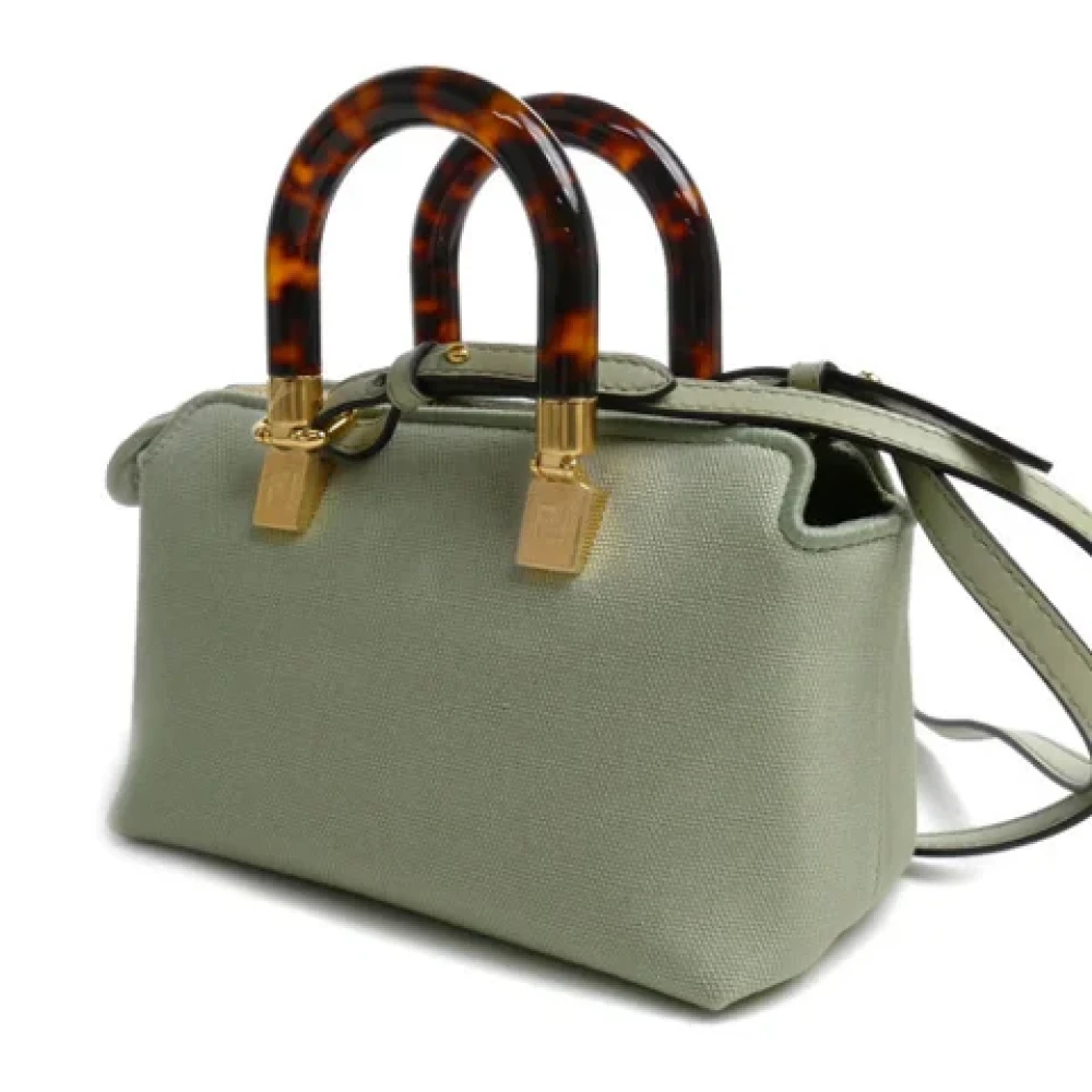 Fendi Vintage Pre-owned Fabric fendi-bags Green Dames
