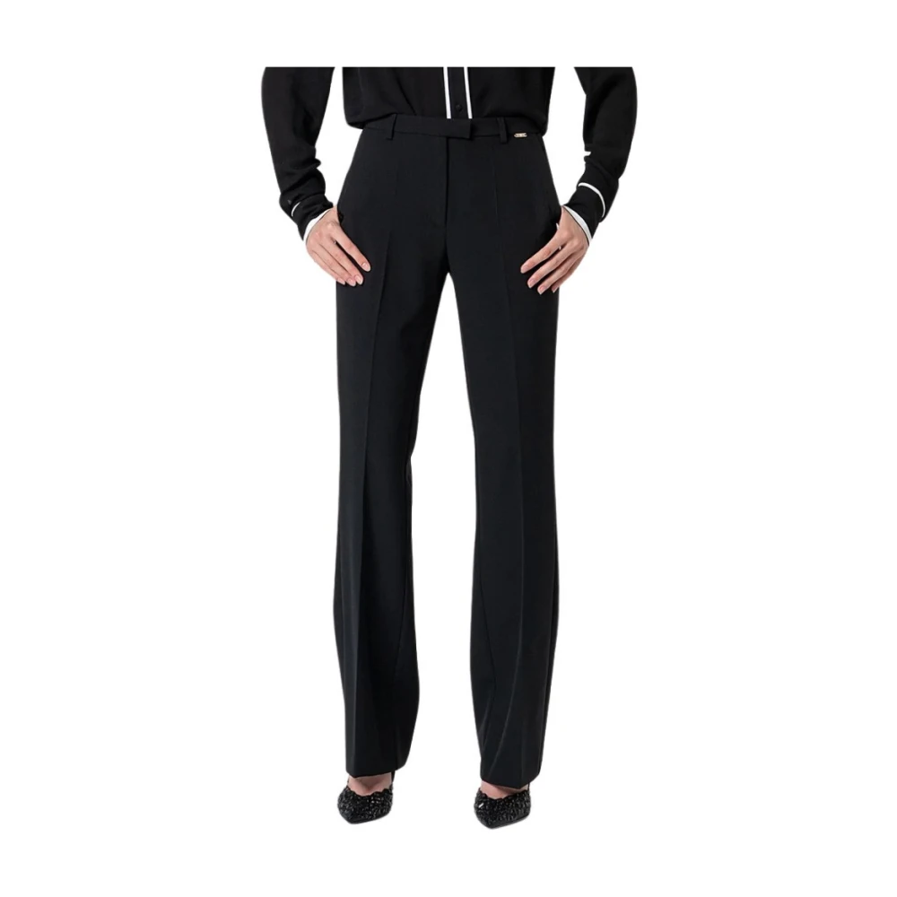 Fracomina Femme Noir - Bootcut Pant - Pantalons - Taille: 38 Fr